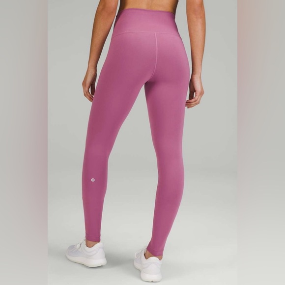 NWT Lululemon Wunder Train High Rise Tight 28” Leggings Velvet Dust Pink Size 14 - Picture 1 of 6